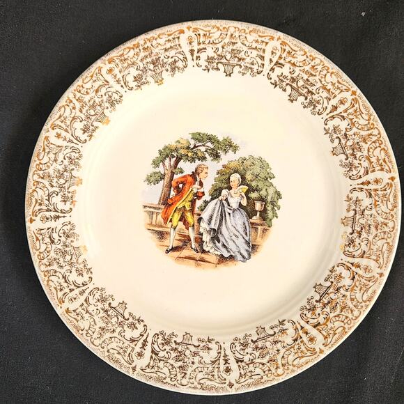 Vintage American Limoges Sheffield 22K Gold Plate 6.25" Decorative Home Decor - Picture 1 of 7